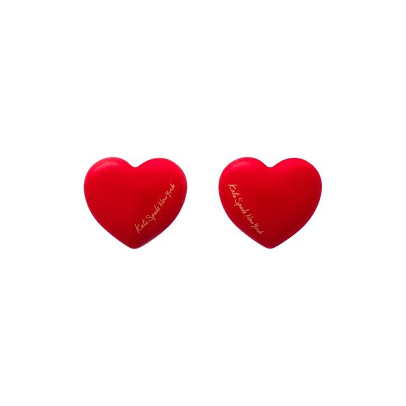 kate spade Jewelry - KATE SPADE New York Heart You Statement Studs in Red